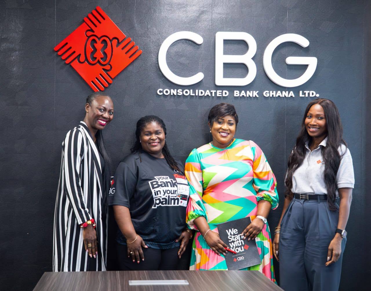 Women representing Korklu’s Foundation and CBG at the financial inclusion partnership